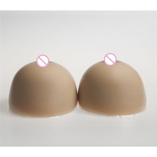 3200g/pair Round Brown Silicone Breast Forms Enhancers Fake Breast Crossdresser Drag Queen Shemale Large Artificial Boobs