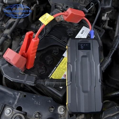 Volodymyr Car Jump Starter Power Pack Portable Car Battery Booster Charger 12V Car Starter Starting Device Petrol Diesel