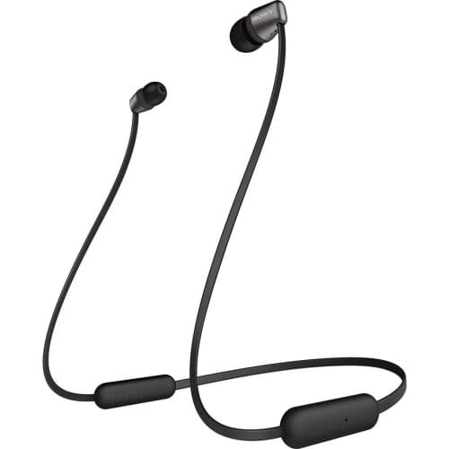 Sony Wireless in-Ear Headset/Headphones with mic for Phone Call, Black (WI-C310/B)