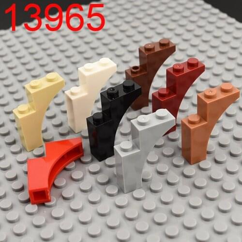 10pcs Building block 13965 Brick Arch 1 x 3 x 3 [Gothic] accessories parts MOC DIY Education Build Toys Brick