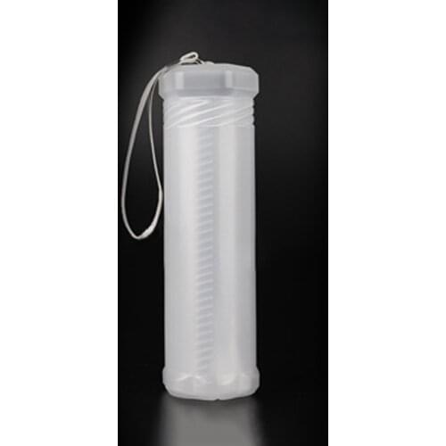 1Pcs Cylinder Shape Student Supplies Pencil Case Pen Holder PP Portable Adjustable Pen Organizer Transparent