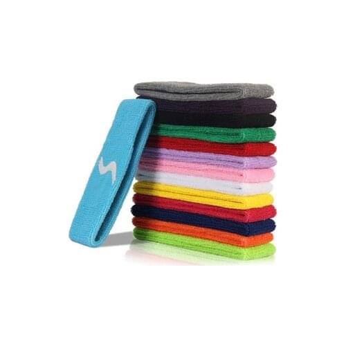 Breathable Yoga Hair Ribbon Sweatband Gym Fitness Sports Headbands Footaball Yoga Socer Running Hair Elastic Band For Women Men