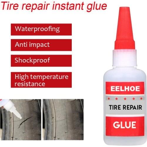 Tire Repair Glue Super Caulk Tyre Puncture Sealant Glue Car Tire Patch Repair Adhesives Sealers Glass Plastic Metal Wood Leather