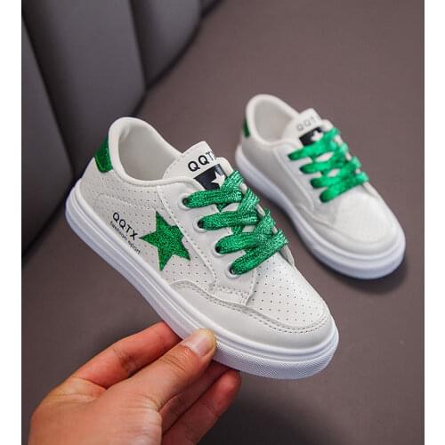 2021 Children Casual Board Shoes Kids New Spring Autumn Sports Sneakers Boys Girls Leisure Shoes Baby Soft Cow Muscle Sole Shoes