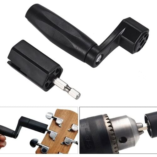 Multi-function Guitar Repair Tool Set Removable Plastic Metal Guitar String Winder Peg Puller Electric Screwdriver Drill