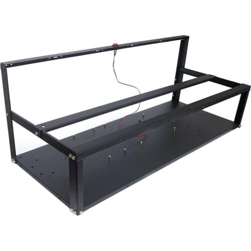 6-12 GPU Mining Rig Rack Open Air Frame Bitcon Miner Case For ETH ETC XMR BTC Crypto Coin Currency Server Mining Chassis