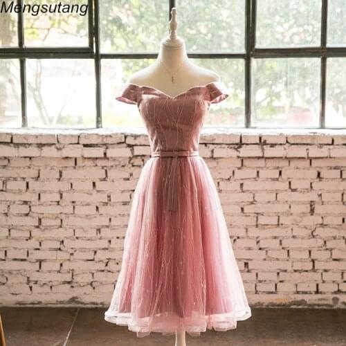 Robe de soiree Lace Cameo Brown A Line Boat Neck reflective dress Evening Dresses vestido de festa Party Dress Prom Dresses