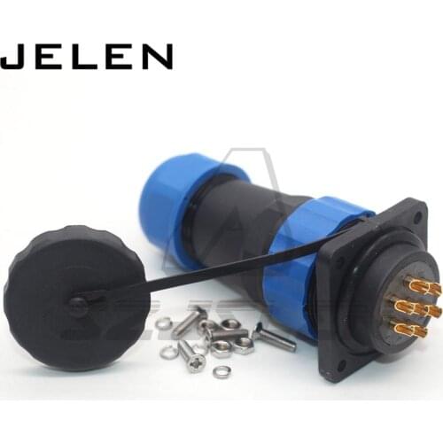 SD28 waterproof connector 2 3 4 5 6 7 9 10 12 14 16 19 22 24 26pin female plug and male socket IP68 Electrical cable waterproof