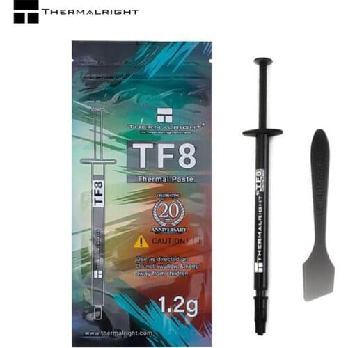Thermalright TF8 1.2g Thermal Paste,13.8W/M.K With Scraper ,CPU ,Video Card Thermal Grease,No Electrically Conductive