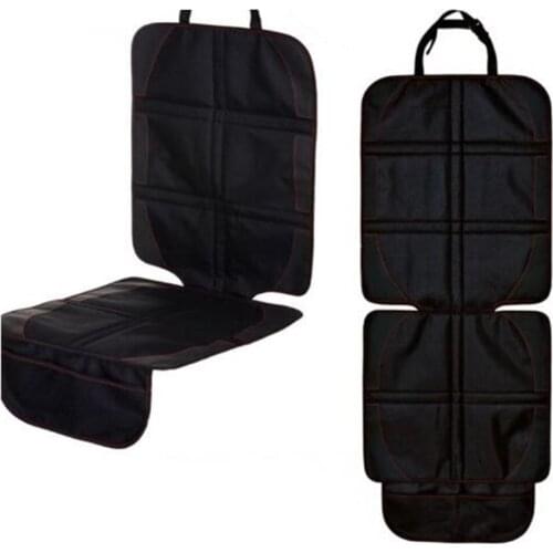Universal New Luxury leather Car Seat Protector Child car seat cover Easy Clean Seat Protector Safety Anti Slip Black