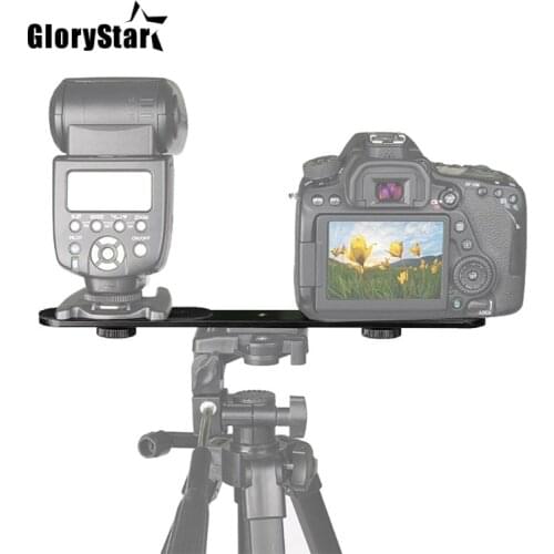 Universal Double End Light Stand Holder Flash Bracket Mount Tripod For Digital SLR Camera Photo Studio Accessories