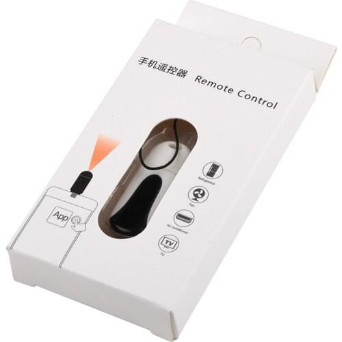 Universal Remote Control Mobile Infrared Transmitter Android Mobile Phone Learning OTG Smart Remote Control IR ONLENY White