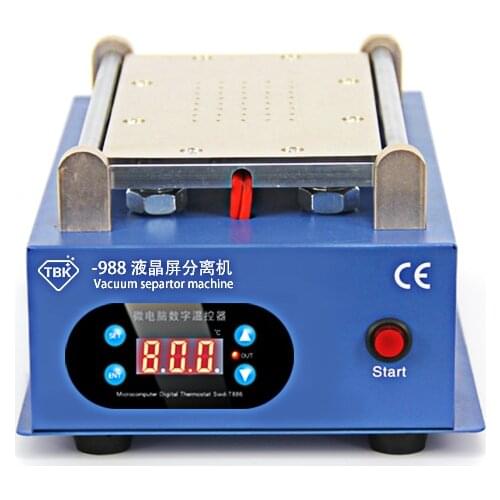 Hot Selling TBK 988 Vacuum LCD Separator Built-in Vacuum Pump for Separating mobile lcd screen separator