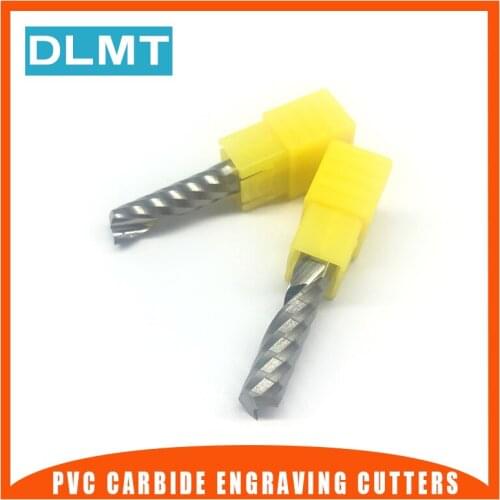 1PC One Flute Spiral d6x28 6mm 28mm long Wood Milling Cutter high quality PVC Carbide Engraving Cutters CNC router bits acrylic