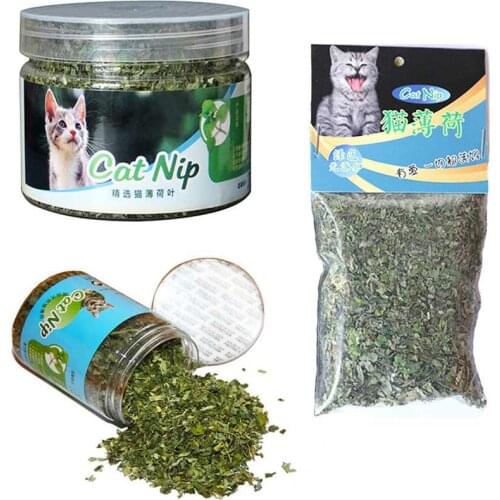 10g/20g/30g Cat Toy Catnip Organic 100% Natural Premium Catnip Cattle Grass Menthol Flavor Funny Cat Mint Toys