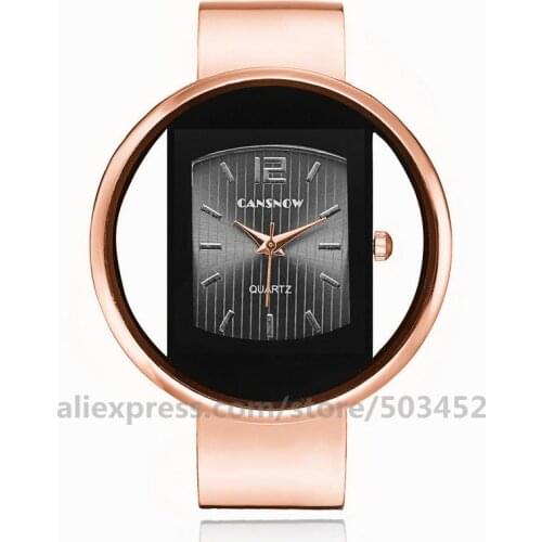 100pcs/lot 103058 New Bracelet Watch Student Hollow Clock Wholesale Fashion Wrist Watches For Women Men Hot Sell