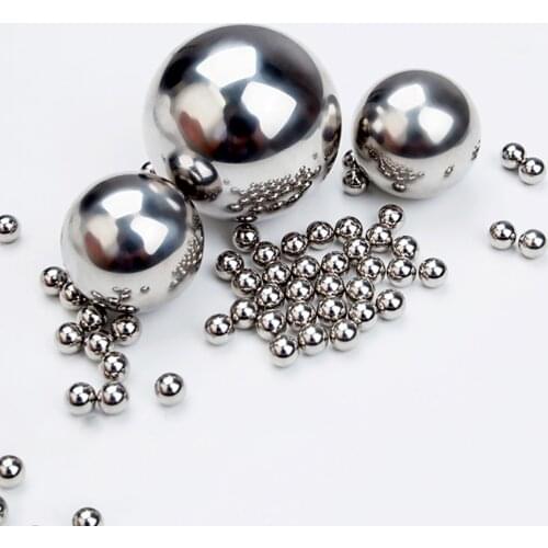 100Pcs Solid 316L Stainless Steel Ball Dia 0.3mm 0.35mm 0.4mm 0.5mm 0.6mm 7.938mm-9mm Smooth Steel Beads Round Ball