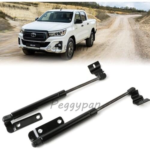 2Pcs Gas Charged Front Hood Bonnet Lift Supports Struts Springs Shocks Damper Props Fit For Toyota HILUX VIGO SR5