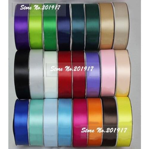 25mm Matte Polyester Ribbon Rope+DIY Handmade HairBows Wedding Party Decoration Gift Packing Cords Accessories,100yds/Roll