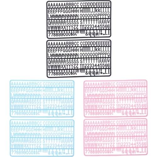 3/4 Inch Letters for Flet Letter Boards 300 Pieces Including Letters Numbers & Symbols for Changeable Message Boards