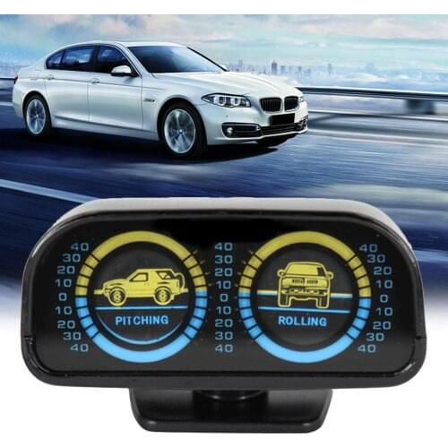 Car Adjustable Compass Balancer Slope Meter Tachometer for Off-Road Vehicle SUV Balancer Meter Car Accessories