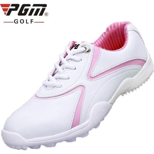 Brand Ladies Golf Shoes Anti-Skid Breathable Women Golf Sneakers Ultra-Light Waterproof Lace Up Sports Training Shoes AA10095