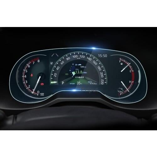 For Toyota RAV4 2019 2020 Automotive interior Instrument panel membrane LCD screen TPU protective film Anti-scratch Accessories
