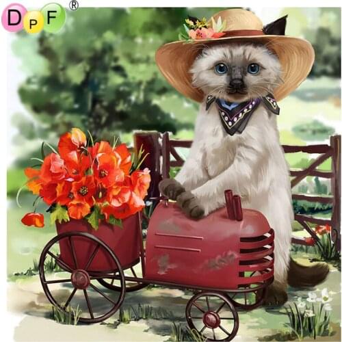 DPF DIY 5D two christmas bears home decor diamond painting cross stitch diamond embroidery diamond mosaic kit full square crafts