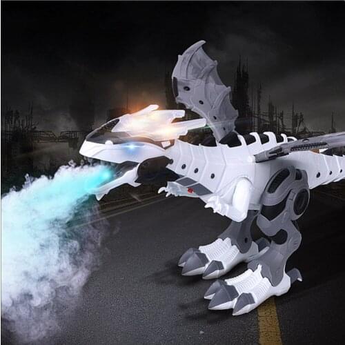 Electric Toy Large Size Walking Spray Dinosaur Robot with Light Sound Mechanical Dinosaurs Model Toys Gift kids Boys Toy