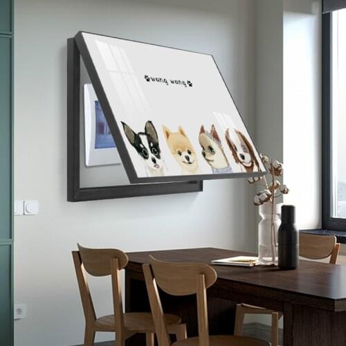 Electric Switch Box Cover Decorative Painting Meter Box Hide Paintings Wall Decoration Paintings With Frame 40X30cm