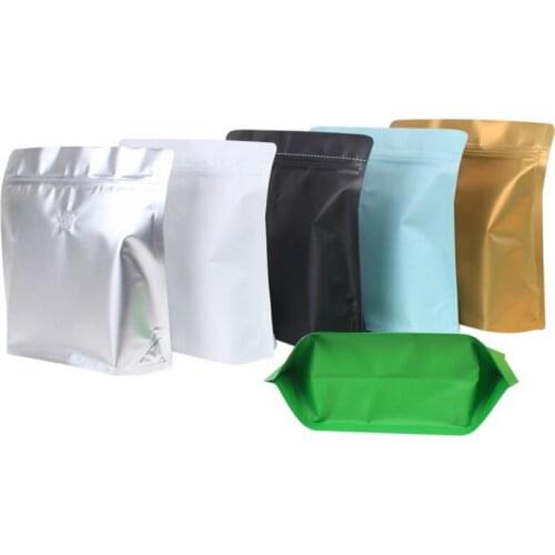 Ferimo 10pcs Stand up zip lock bag 450g coffee packaging storage bags aluminum foil air valve candy food package