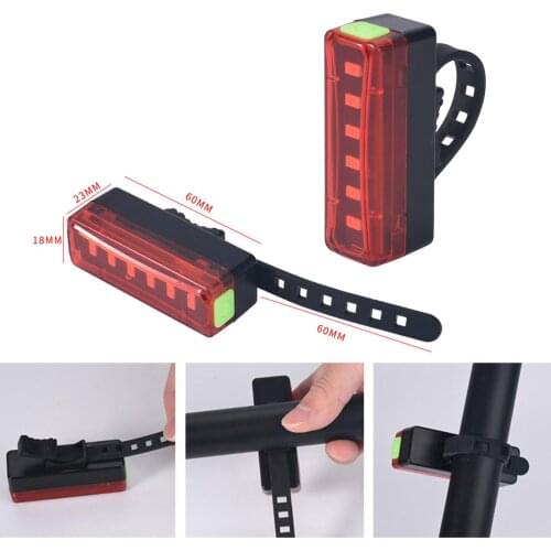 Bicycle taillights Brake lights usb Rechargeable Bike Light Road bike MTB Rear taillights for Cycling Safety Flashlight Light