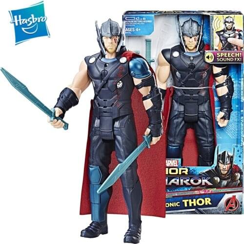 Hasbro Marvel The Avengers Thor 3 Electric Doll Thor B9970 Sound Boy Toy Anime Figure Anime Figures