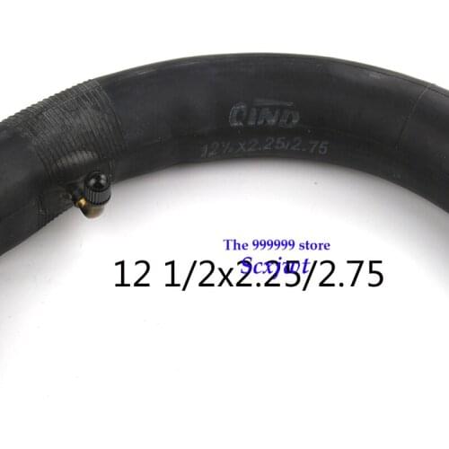 GOOD QUALITY 12 1/2x2.25/2.75 Bent Angle Valve Stem Inner Tube 12'' Bike Scooter eBike Bicycle Butyl Inner Tube 12 1/2 2 1/4