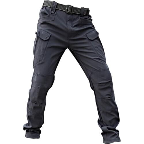 IX9 tactical pants male commando outside combat trousers loose more pocket overalls