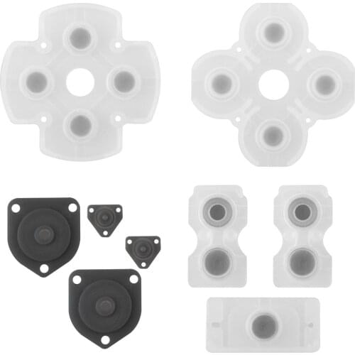 Controller Rubber Conductive Pad Silicon Buttons For Sony PS4 Repair Replacement