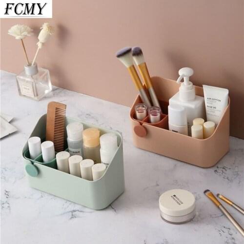 Multifunctional Desktop Cosmetic Storage Box Remote Control Jewelry Storage Boxes Organizer Sundries Desktop Bin Organizers