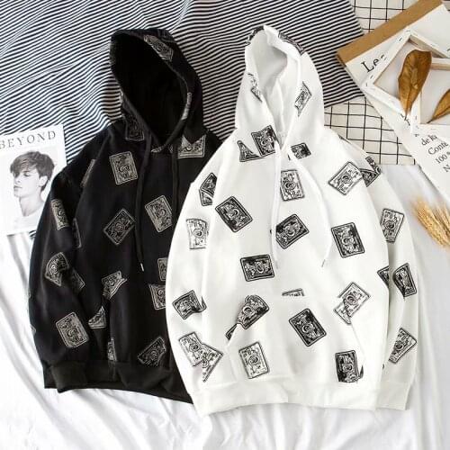 Fashion Men Cool Hip Hop Hoodies Japanese Sweatshirts Casual Streetwear Men Women Pullover