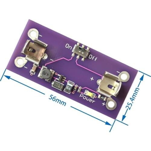 LilyPad Power Supply Module AAA Battery Step up to 5V Converter for Arduino
