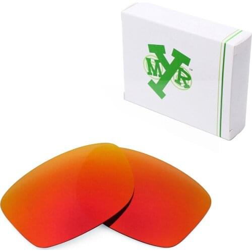 Mryok POLARIZED Replacement Lenses for-Oakley Jupiter Factory Lite Sunglasses Fire Red