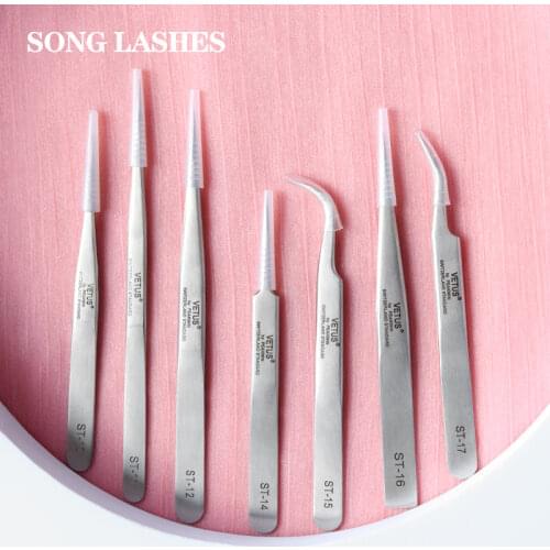 SONG LASHES High Quality professional for Lashes Eyelash Extension Tweezers ST Tweezers
