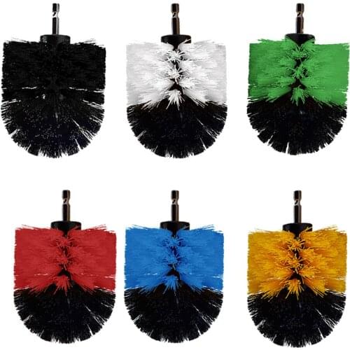 3.5inch Drill Power Scrub Clean Brush For Leather Plastic Wooden Furniture Car Interiors Cleaning Power Scrub Mutiple Colors