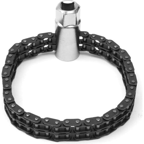 Allen Key Chain Type Oil Filter Wrench with 1/2 inch 17mm Deep Socket for Most Cars And Light Trucks Separate Very Fast