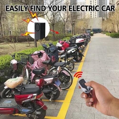 Motorcycle Remote Control Anti-theft Alarm System Electric Car Anti-theft Device One-way Anti-theft Alarm 48V-72V Applicable