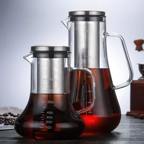 High Borosilicate Glass Coffee Maker Coffee Coffeepot Cold Extraction Glass Coffee Maker Teapot