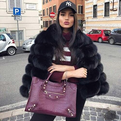 Thick Warm Plus Size Faux Rabbit Fur Coat Luxury Fur Coat Loose Lapel OverCoat Thick Warm Plus Size Female Plush Coats