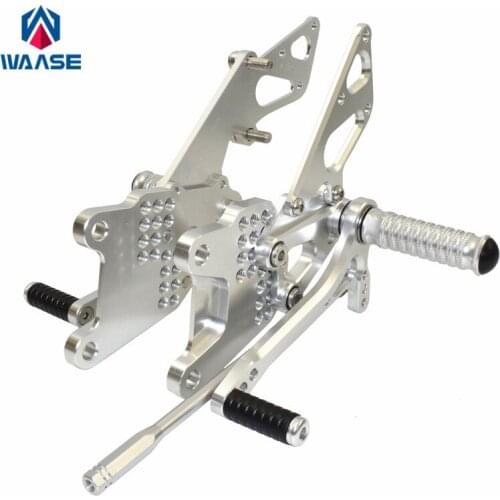 Waase Motorcycle Racing Rearset Rear Sets Footrests Foot Rest Pegs For Kawasaki Ninja ZX10R ZX-10R 2006 2007 2008 2009 2010