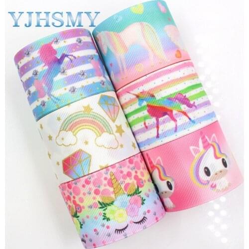 YJHSMY,G-18821-998,38 mm 10 yards Cartoon Printed grosgrain ribbons,DIY handmade Hair accessories wedding gift wrap Material