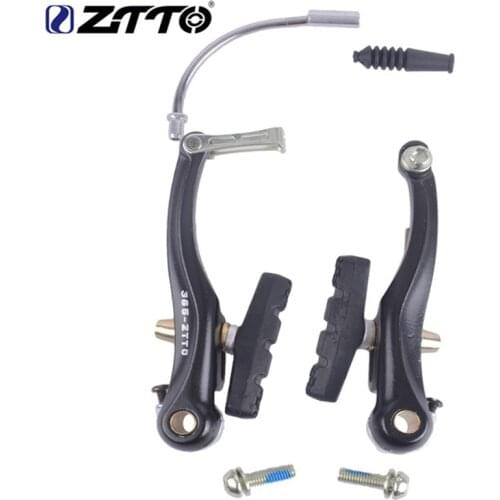 1 pair bicycle V brake clamp MTB road bike caliper brake pads long arm brake bracket aluminum alloy