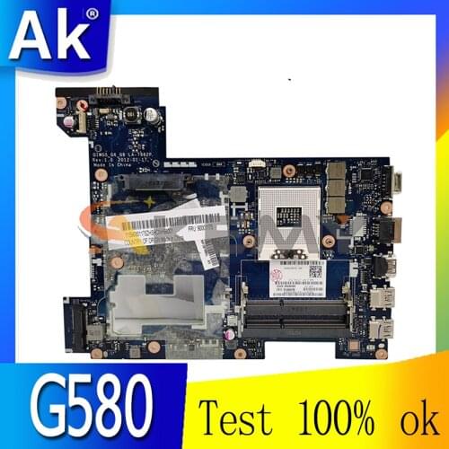Akemy QIWG5_G6_G9 LA-7982P Motherboard For Lenovo G580 Laptop Motherboard 90001175/90000119 PGA989 HM76 DDR3 100% Test Work